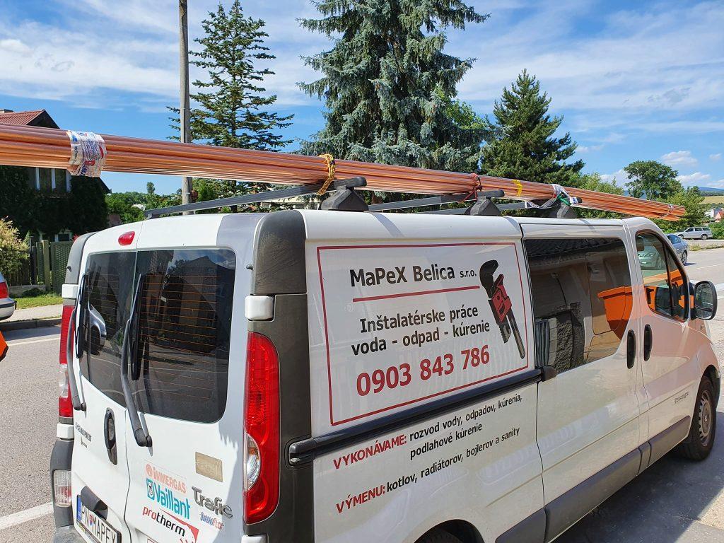 Vodoinštalatérske práce MaPeX Belica